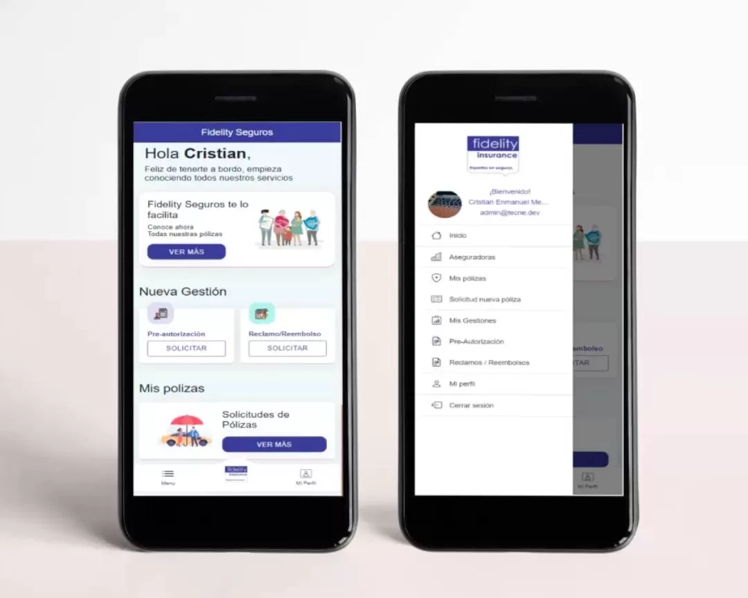 Aplicación móvil para aseguradora